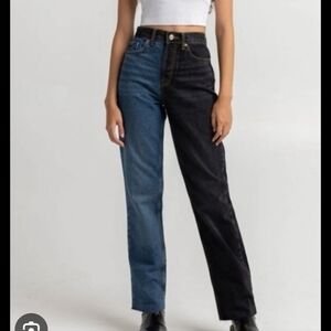 BDG urban Outfitters Two Toned Mom Jeans - Size 26"